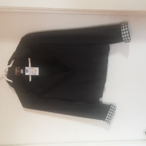 Nwt NY Invasion Stretch Black Blazer Sz M